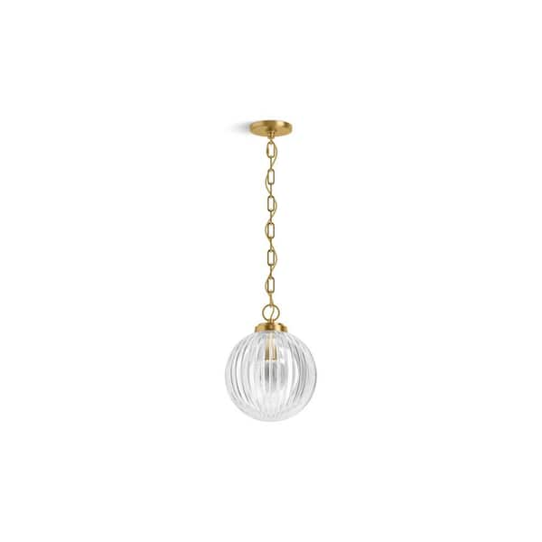 KOHLER Embra By Studio McGee 1 Light Brushed Moderne Brass Pendant   Brushed Moderne Brass Kohler Pendant Lights 32258 Pe01 2gl 64 600 