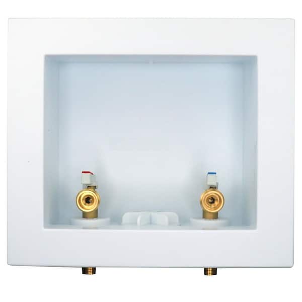 1/2 in. Brass SWT/MNPT Washing Machine Outlet Box