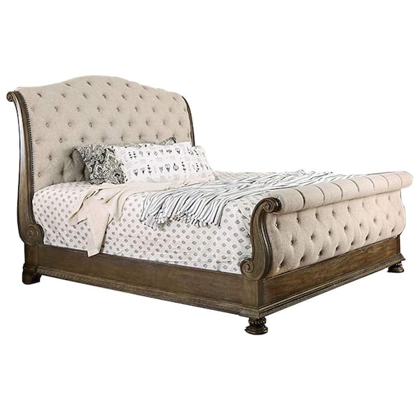 Lysandra Rustic Natural Tone California King Bed