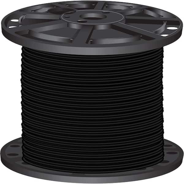 Southwire 2,500 ft. 8 Black Stranded CU SIMpull THHN Wire
