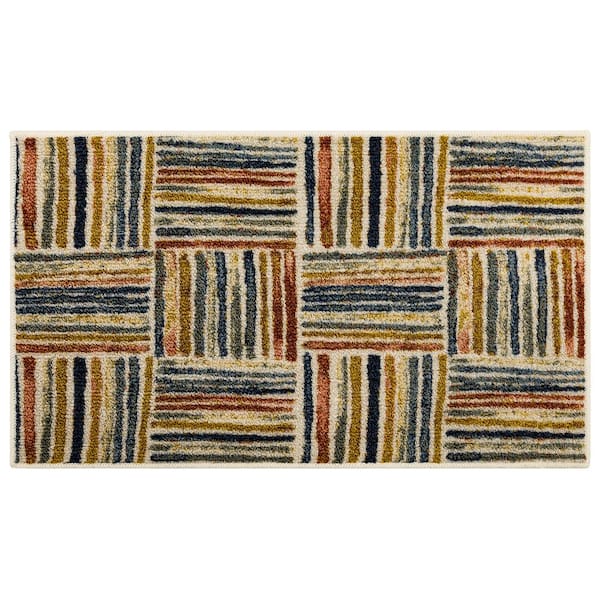 Mohawk Home Tormes Multi 1 ft. 8 in. x 2 ft. 10 in. Machine Washable Area Rug