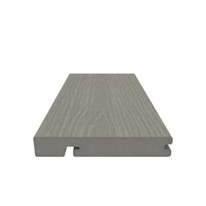 UltraShield Naturale Columbus 1 in. x 6 in. x 1 ft. Roman Antique Composite Hybrid Deck Board Sample