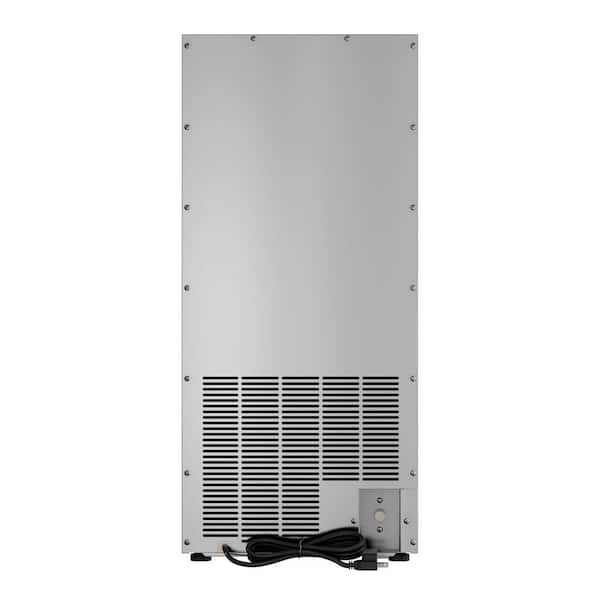 EdgeStar - 15 in. Wide 25 lbs. Built-In Outdoor Ice Maker in Stainless Steel