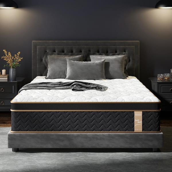 Full Soft 10 in. Twin Plush Hybrid Mattress in a Box with Independently Encased Coils and Gel Memory Foam