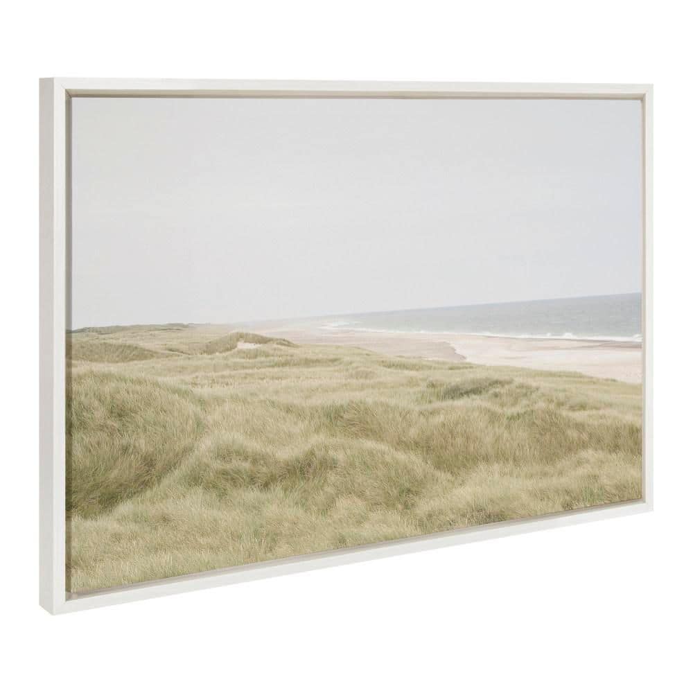 Sylvie Peaceful and Serene Coastal Landscape by the Creative Bunch Studio Framed Art Print 23 in. x 33 in. price history on PriceWatchPro