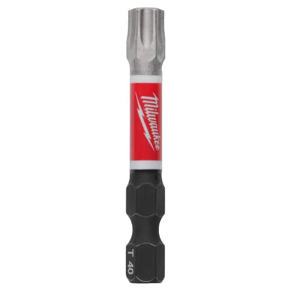 Milwaukee SHOCKWAVE Impact Duty 2 in. T40 Torx Alloy Steel Screw
