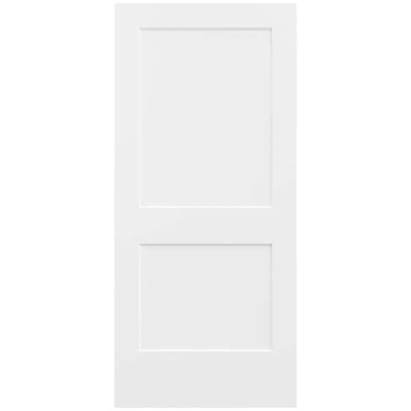 JELD-WEN 36 in. x 80 in. Monroe Primed Smooth Solid Core Molded Composite MDF Interior Door Slab