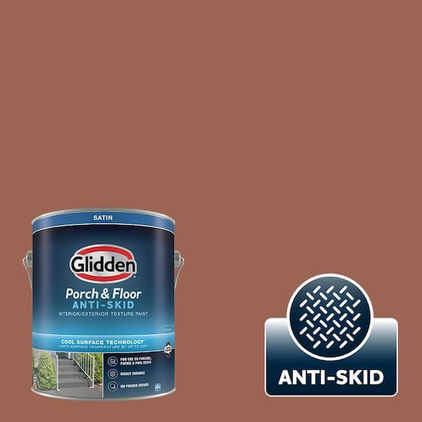Glidden Porch and Floor 1 gal. PPG10676 Warm Up Satin Interior