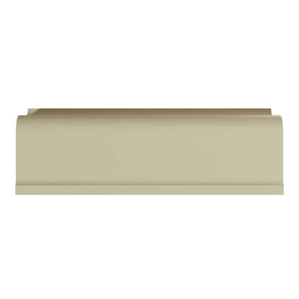 Ekena Millwork Chloe 6.625 in. D x 10.375 in. W x 96 in. L Polyurethane Crown Moulding