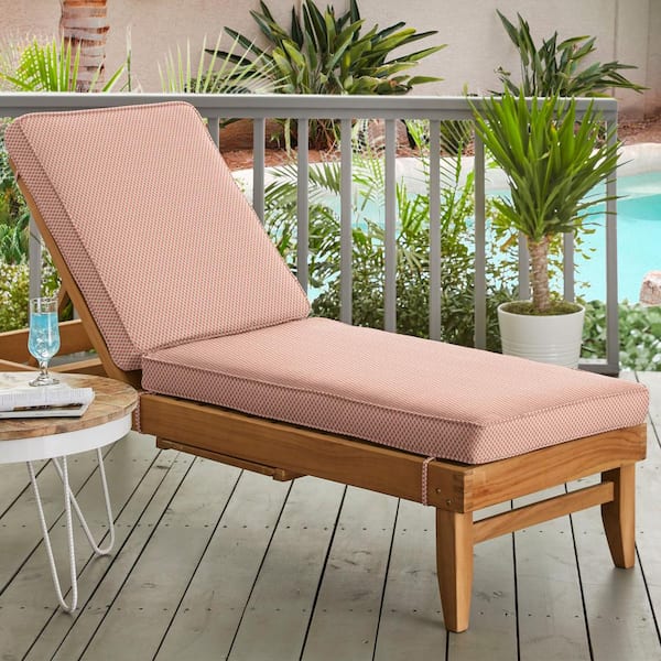 SORRA HOME 79 x 25 x 3 Outdoor Chaise Lounge Cushion in Sunbrella HD802941SC