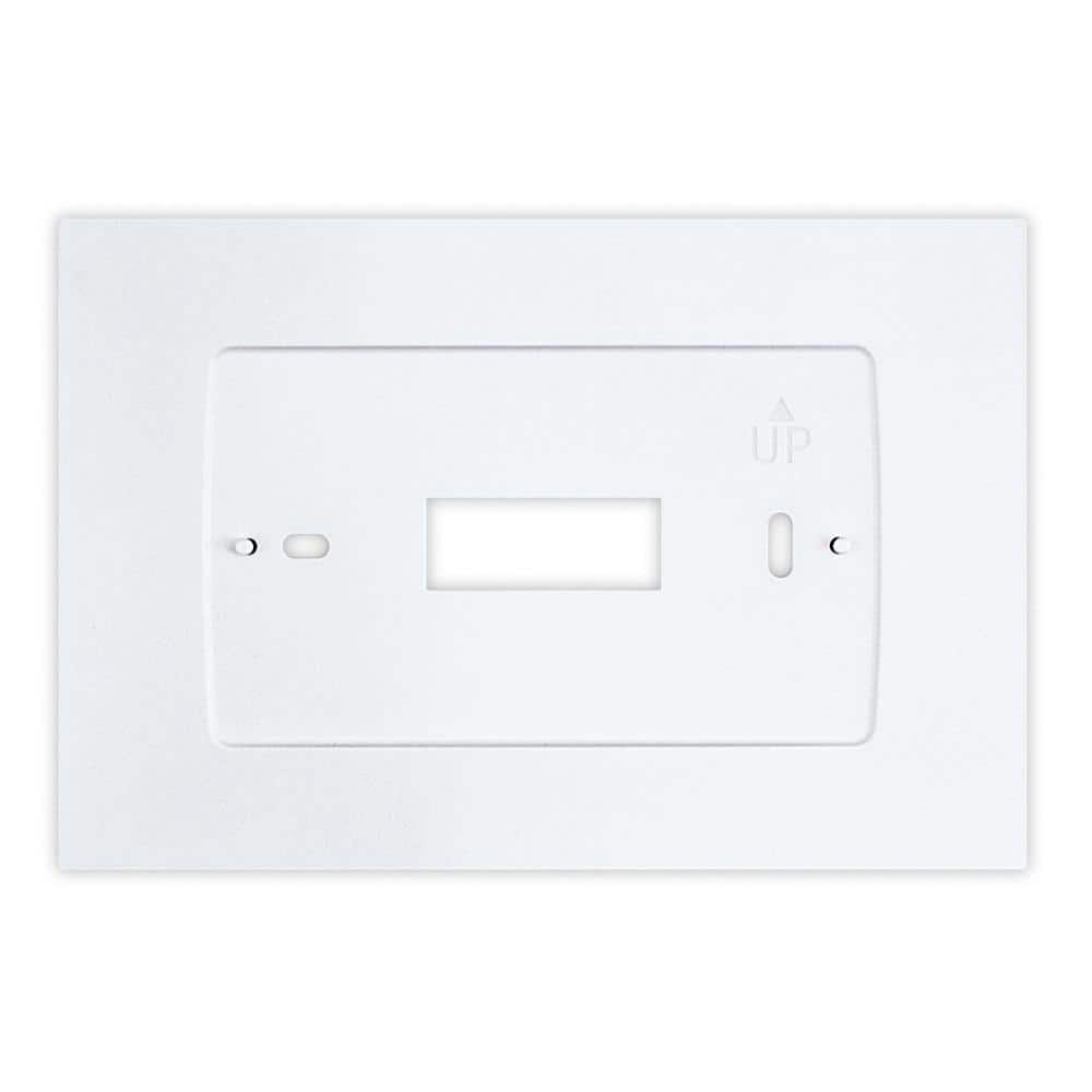 Emerson Wall Plate for Sensi Touch WiFi Thermostat in White F612689 The Home Depot