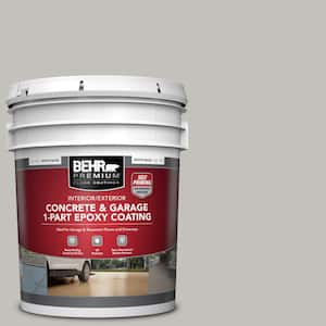 5 gal. #PPU18-10 Natural Gray Self-Priming 1-Part Epoxy Satin Interior/Exterior Concrete and Garage Floor Paint