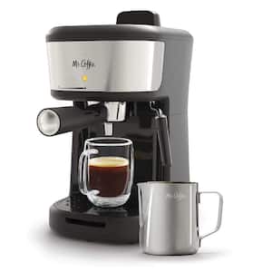 20 Oz. 1- Cup Espresso, Cappuccino Machine with Milk Frothing Pitcher and Steam Wand, Espresso Machine Stainless Steel