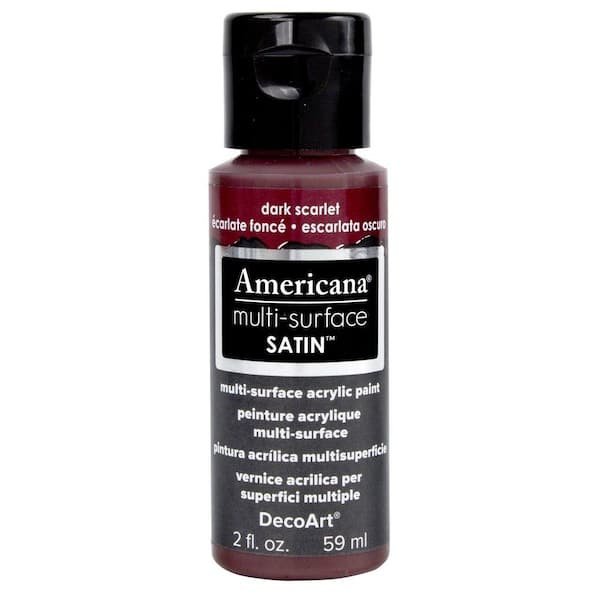 Americana Multi-Surface Satin Acrylic 8oz Black Tie