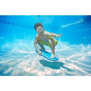 Underwater Surf Board Swimming Pool Float in Blue