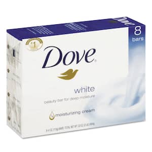 4.25 oz. Light Scent White Beauty Bar Soap (72/Carton)