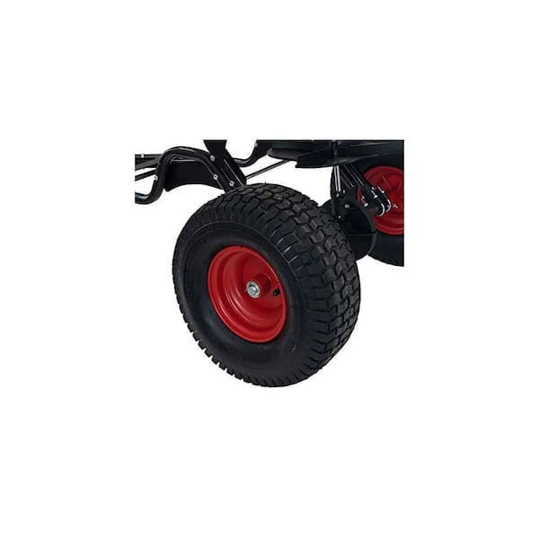 Chapin 8622B 150 lbs. Black Hopper Auto-Stop Tow Behind Spreader - 3