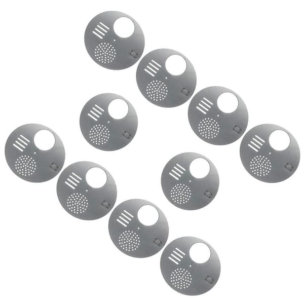 KIWDZFU Bee Hive Nuc Box Entrance Gates Galvanized Iron Beekeeping Equipment Tool 10-Pack 4.84 in. Dia