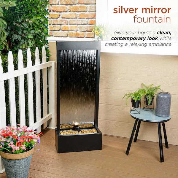 fontaineグリーン Resin Garden Fountain with Light - On Sale - Bed Bath