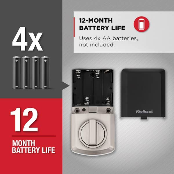 IᑭᕼOᑎE ᙭ Kwikset SmartCode 270 Contemporary Satin Nickel Touchpad