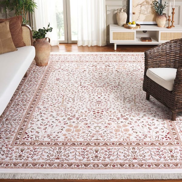 Persian Classic 8 ft. x 10 ft. Ivory/Beige Persian Area Rug