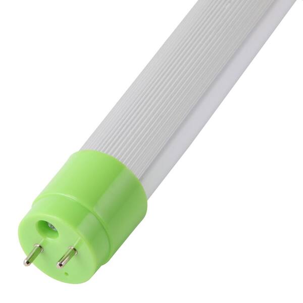 75W equivalent T8 LED Light Tube 8ft 40W 4500K Frosted Cover Dual-End Power 