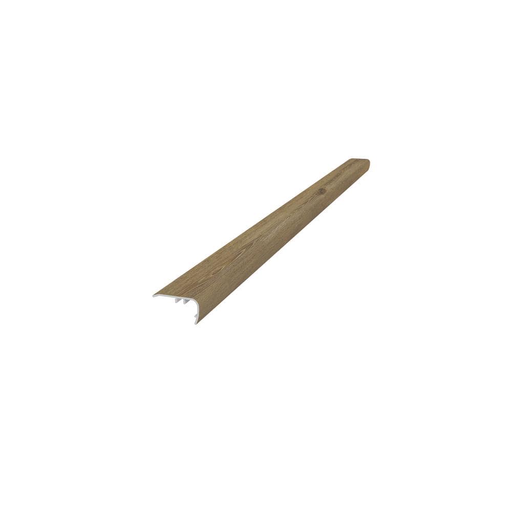 EverLux Grizzly Bear Brown 1.1 in. T x 2.05 in. W x 84 in. L Overlap Stair Nose Trim price history on PriceWatchPro