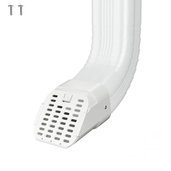 Gutter Downspout Guard Rodent Screen Removable Valve Water Control Easy ...