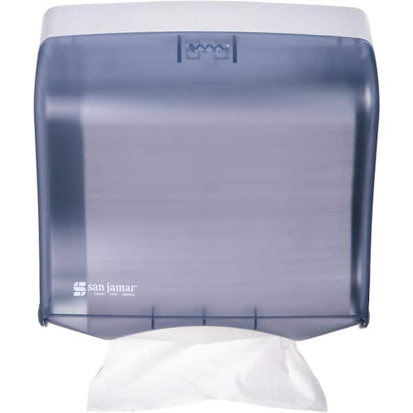 San Jamar Fusion Ultrafold Commercial Plastic Paper Towel Dispenser, in. Blue