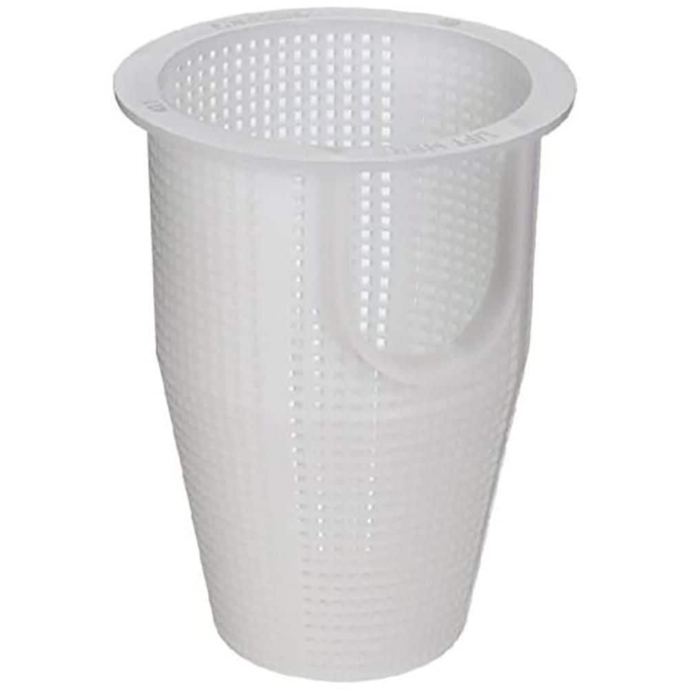 White Plastic Pool Pump Strainer Basket Replacement