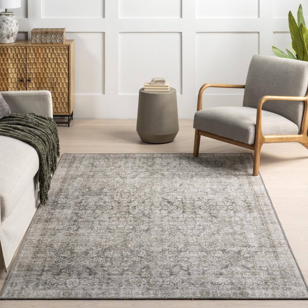Calianna Grey 8' x 10' Synthetic Flat Woven Handmade Area Rug