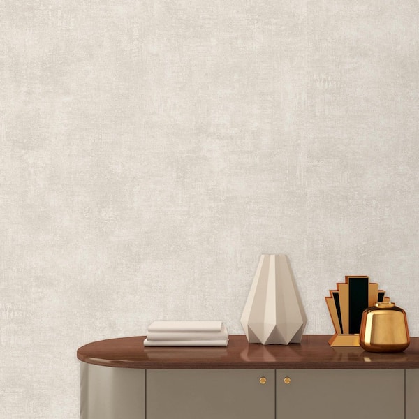 Grain Texture Beige Cream Wallpaper
