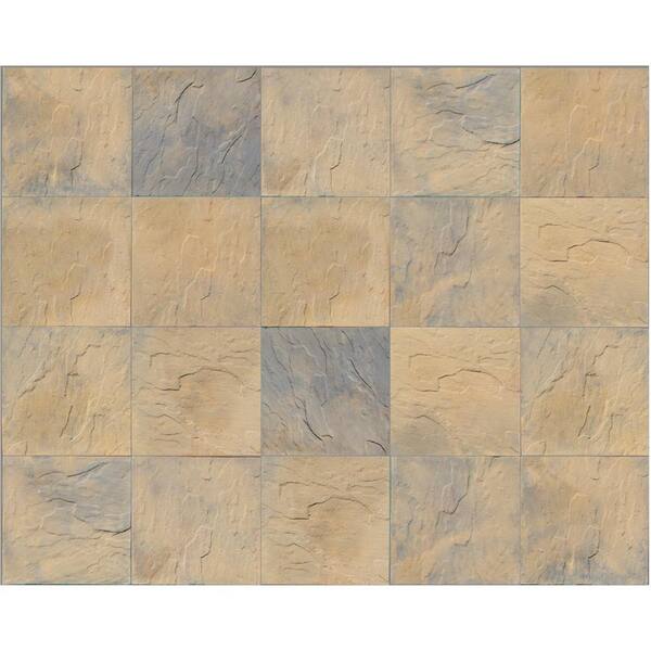 Nantucket Pavers Patio-on-a-Pallet 18 in. x 18 in. Concrete Tan Variegated Traditional Yorkstone Paver (32 Pieces/72 Sq Ft)