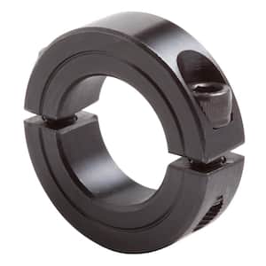 1/2 in. Bore Black Oxide Coated Mild Steel Clamp Collar