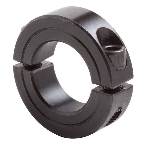 Climax 1-5/8 in. Bore Black Oxide Coated Mild Steel Clamp Collar