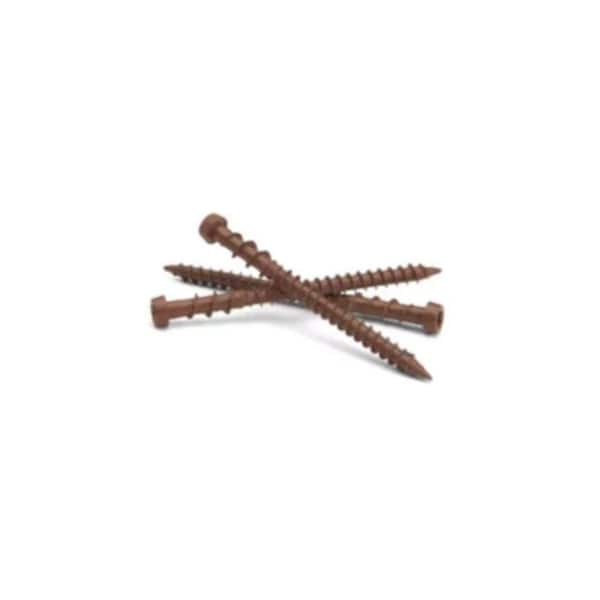 350-Pack #10 x 2-1/2 in. Tiki Torch Torx Flat Undercut Color Match Composite Deck Screws (4 lb. /350-Piece)