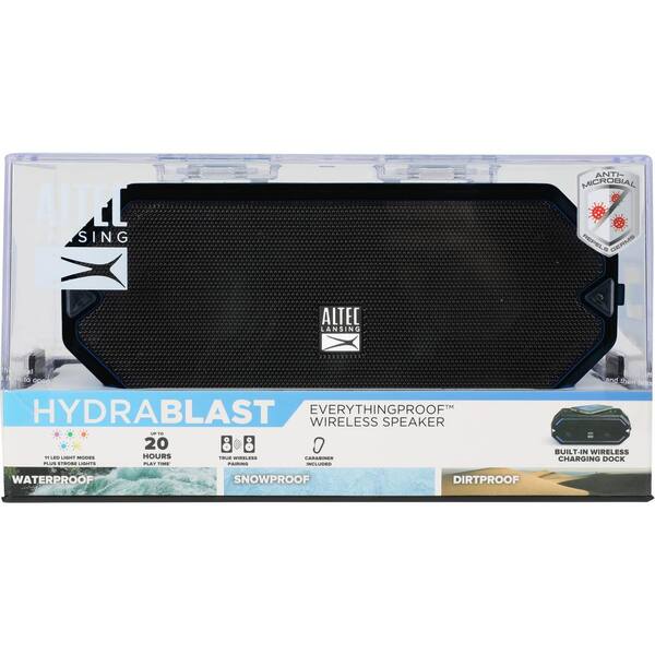 Altec Lansing HydraBlast Everything Proof Speaker - Black IMW1300-BLK - The  Home Depot