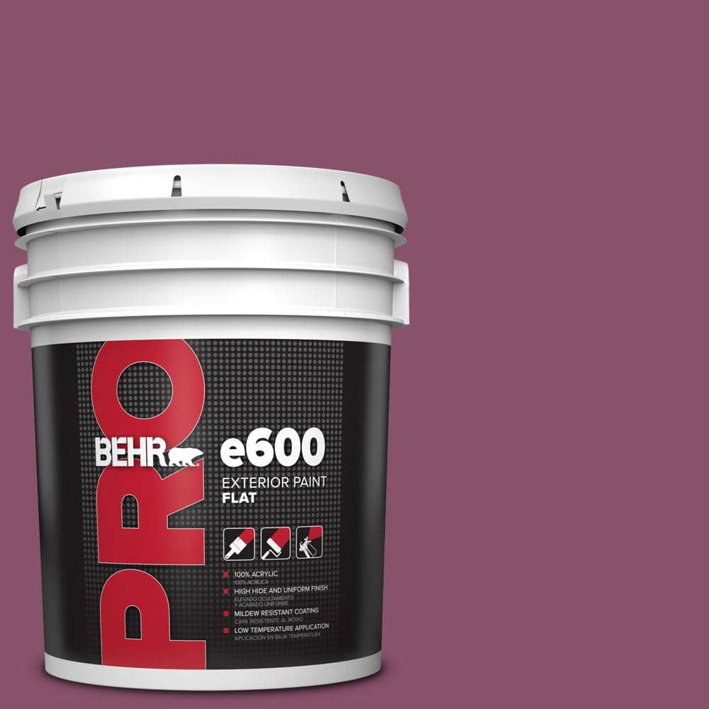 5 gal. #M120-7 Raspberry Crush Flat Exterior Paint price history on PriceWatchPro