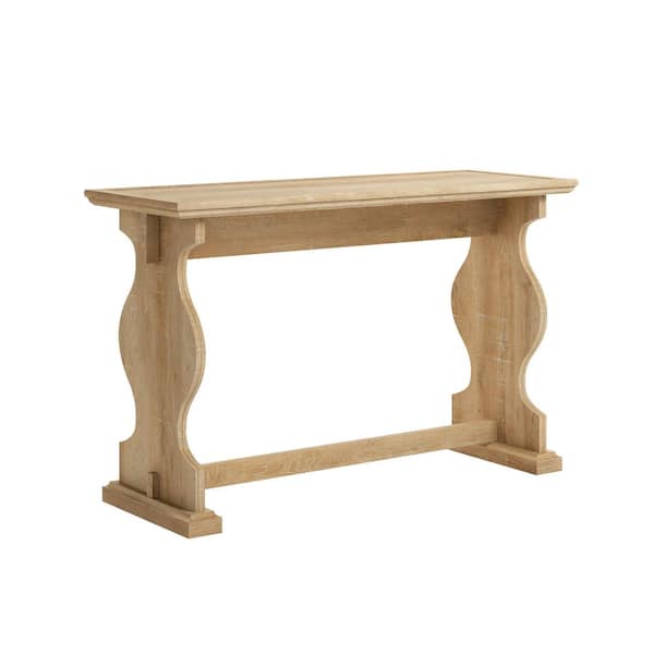 SAUDER Adaline Cafe 47.638 in. Orchard Oak Rectangle Composite Console Table