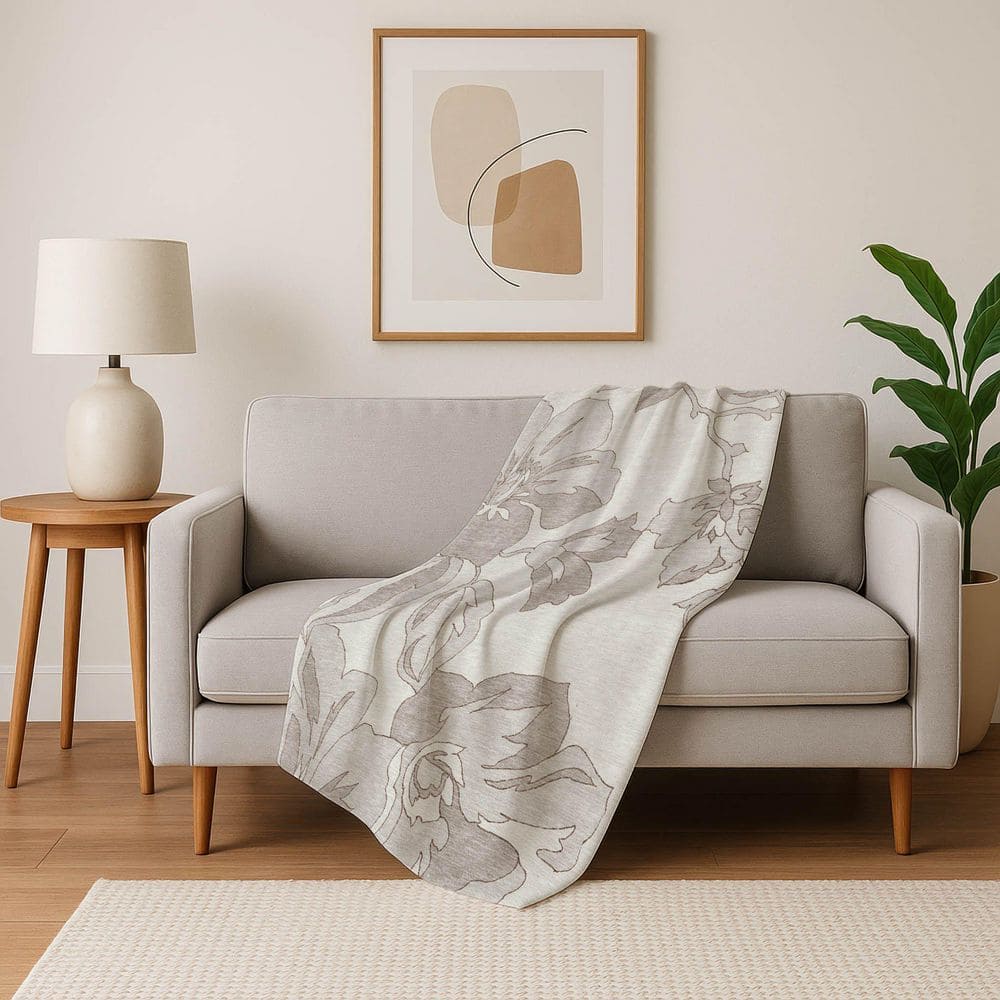 Premium Machine Washable ASB857 Ivory 50 in. x 70 in. Sherpa Throw Blanket price history on PriceWatchPro