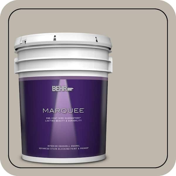 BEHR MARQUEE 5 gal. Home Decorators Collection #HDC-CT-21 Grey Mist One-Coat Hide Eggshell Enamel Interior Paint & Primer