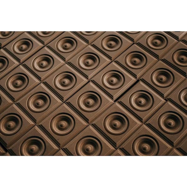 DM 375FLR 7/8 in. x 3-3/4 in. x 3-3/4 in. Solid Pine Fleur De Lis Miterless Rosette Block