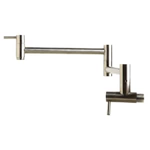 Wall Mount Potfiller in Brushed Stainless Steel