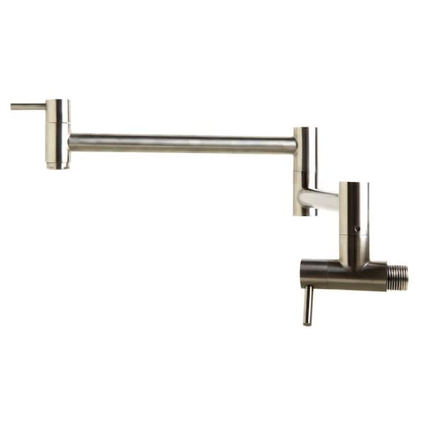 ALFI BRAND Wall Mount Potfiller in Brushed Stainless Steel