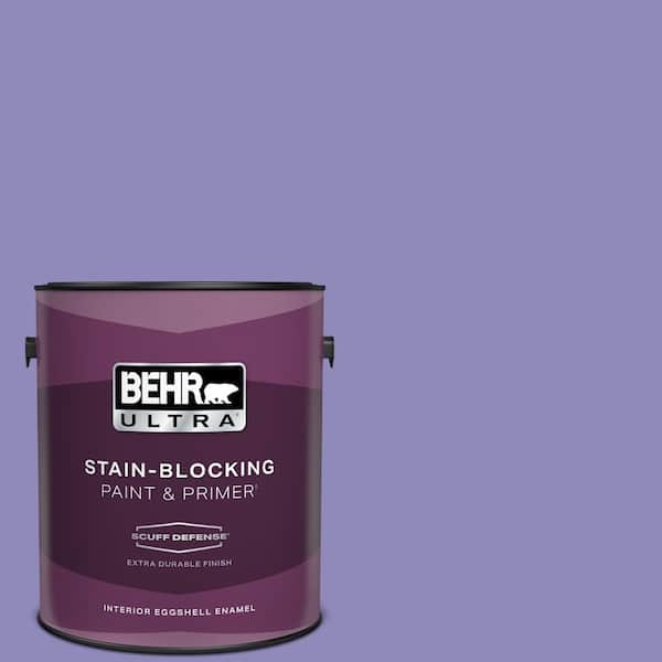 BEHR ULTRA 1 gal. #630B-6 Butterfly Garden Extra Durable Eggshell Enamel Interior Paint & Primer