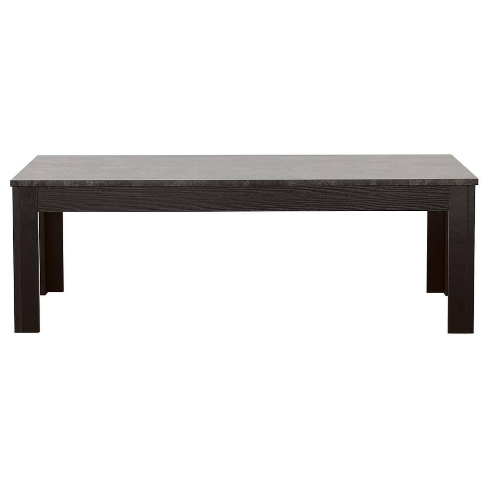Transitional 3-Piece Black Rectangular Coffee and End Table Set