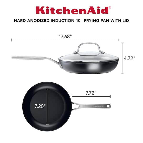 KitchenAid Hard Anodized Induction 10 Frying Pan with Lid