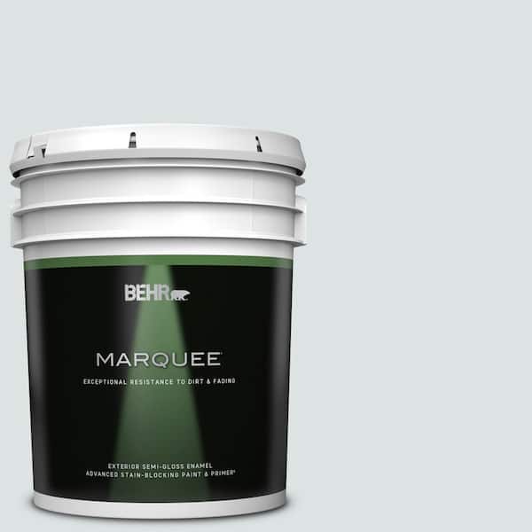 BEHR MARQUEE 5 gal. #MQ3-27 Etched Glass Semi-Gloss Enamel Exterior Paint & Primer