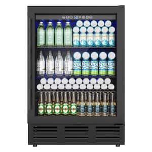 SIMZLIFE 23.5 in. Single Zone 180-Cans Freestanding/ Built-in