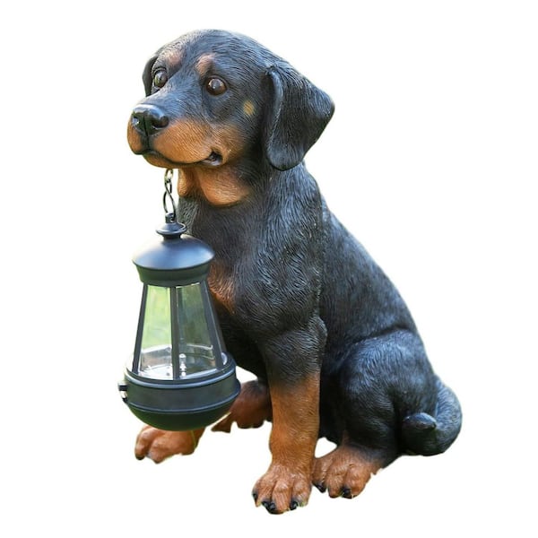 Garden Dog Statues Outdoor Decor, 13
